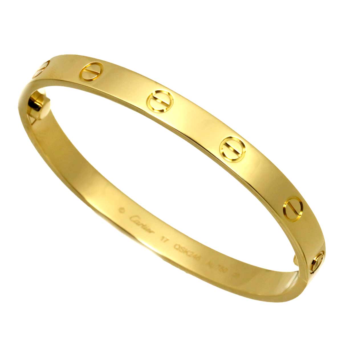 Love Bracelet 18K Yellow Gold 750 brushed Size17