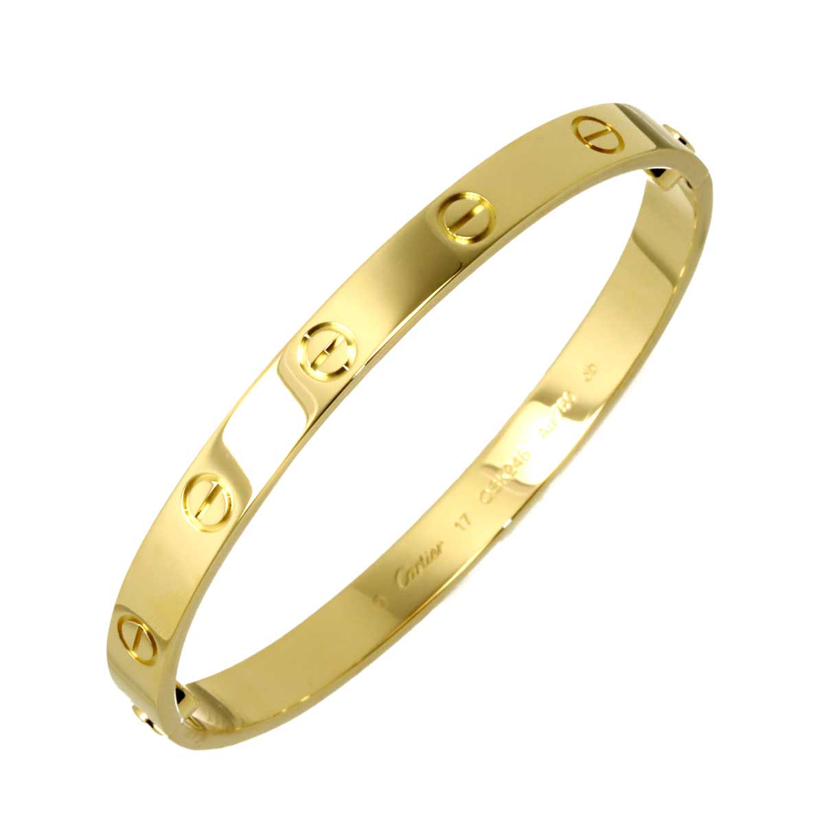 Love Bracelet 18K Yellow Gold 750 brushed Size17