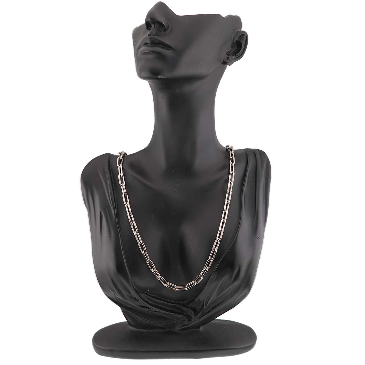 Santos MM Chain Necklace 18K White Gold 750