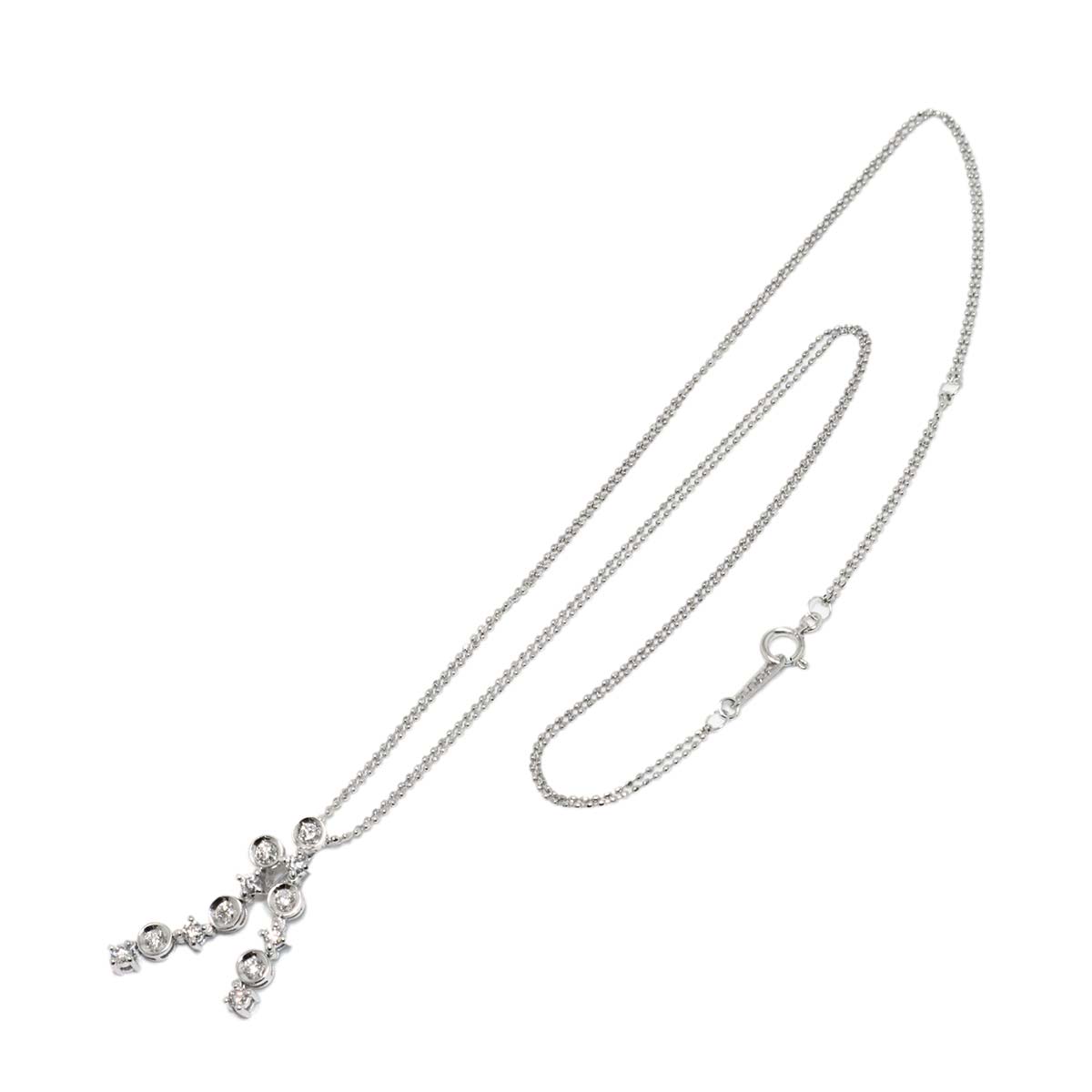 Diamond 0.50ct Necklace White Gold 750