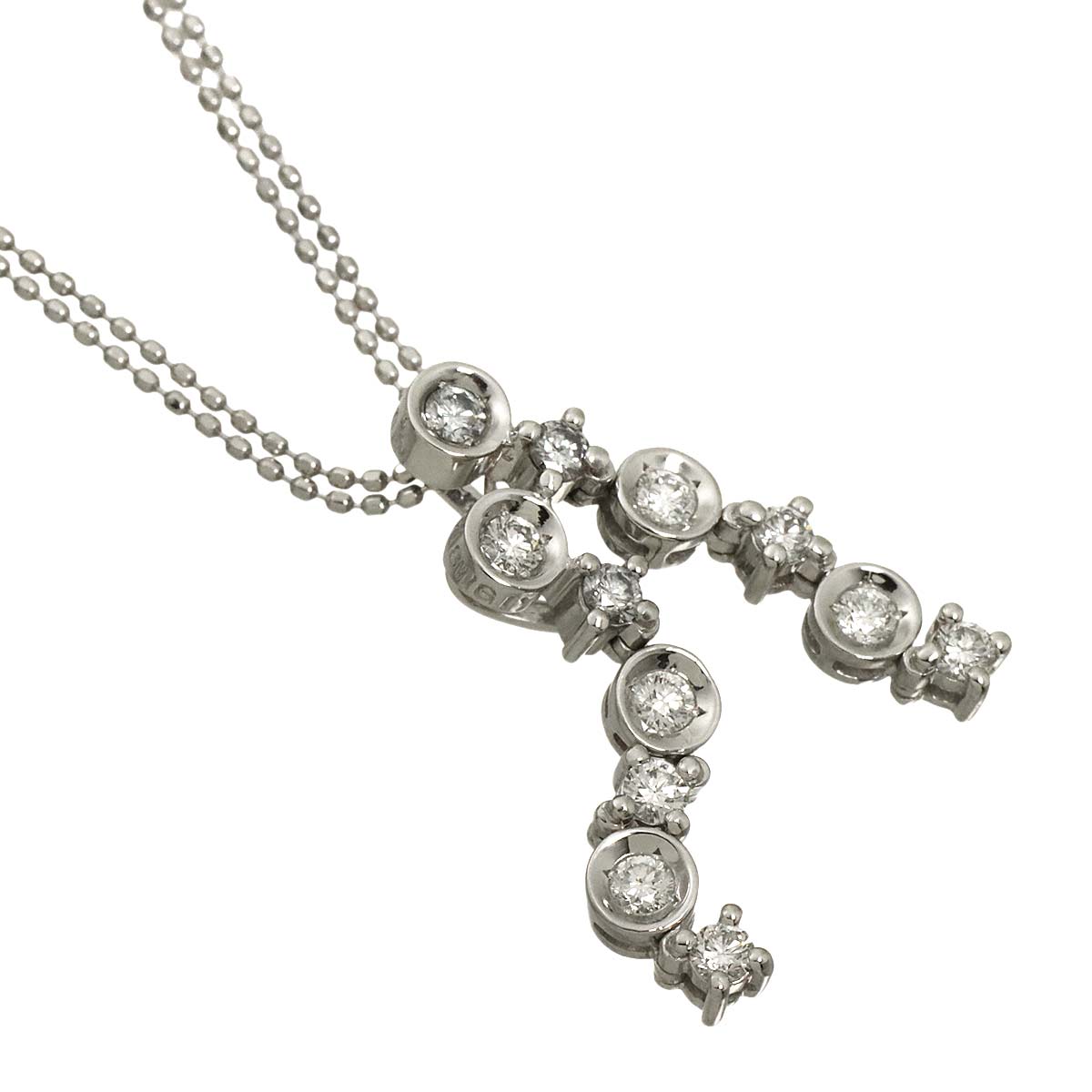 Diamond 0.50ct Necklace White Gold 750