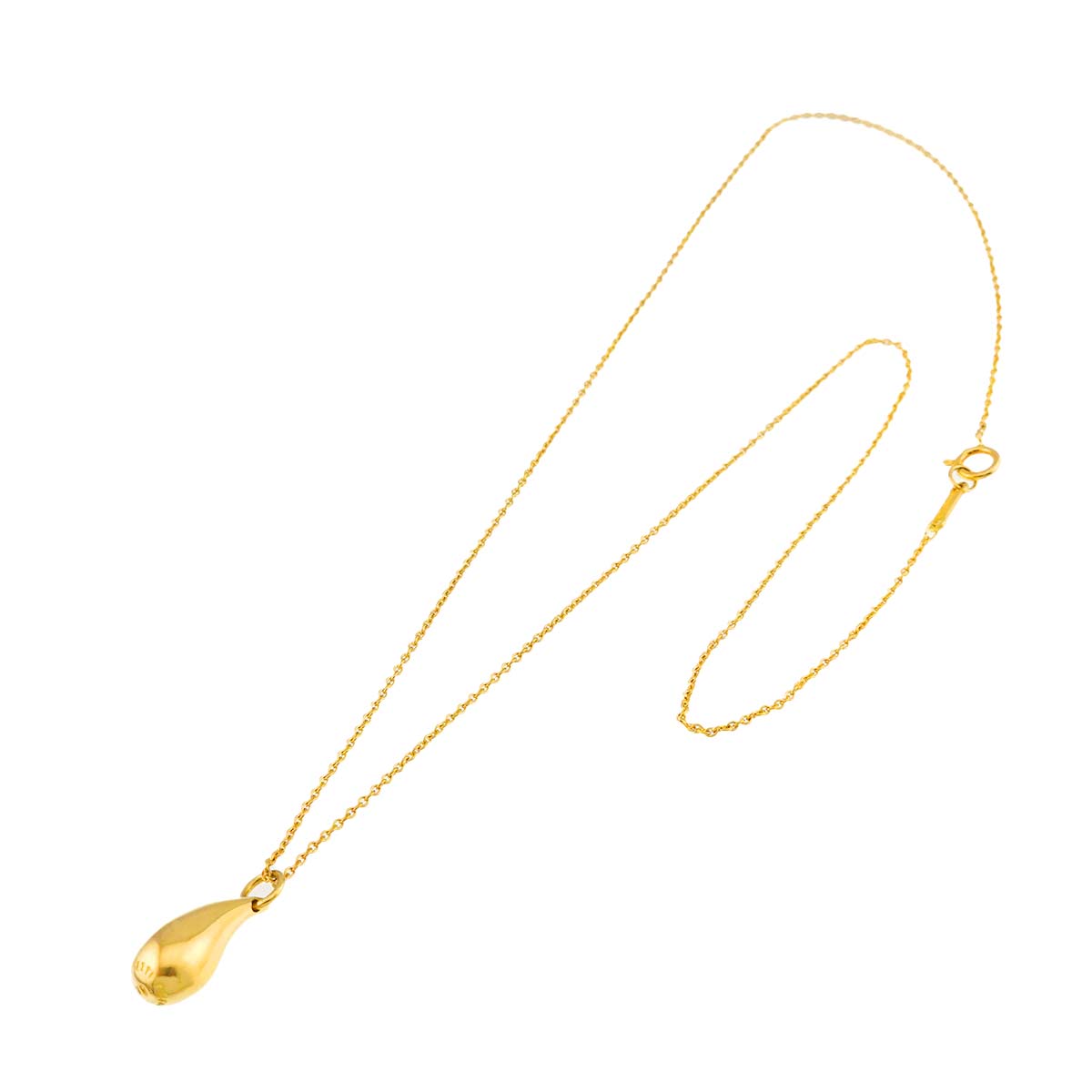 Teardrop Necklace 18K Yellow Gold 750