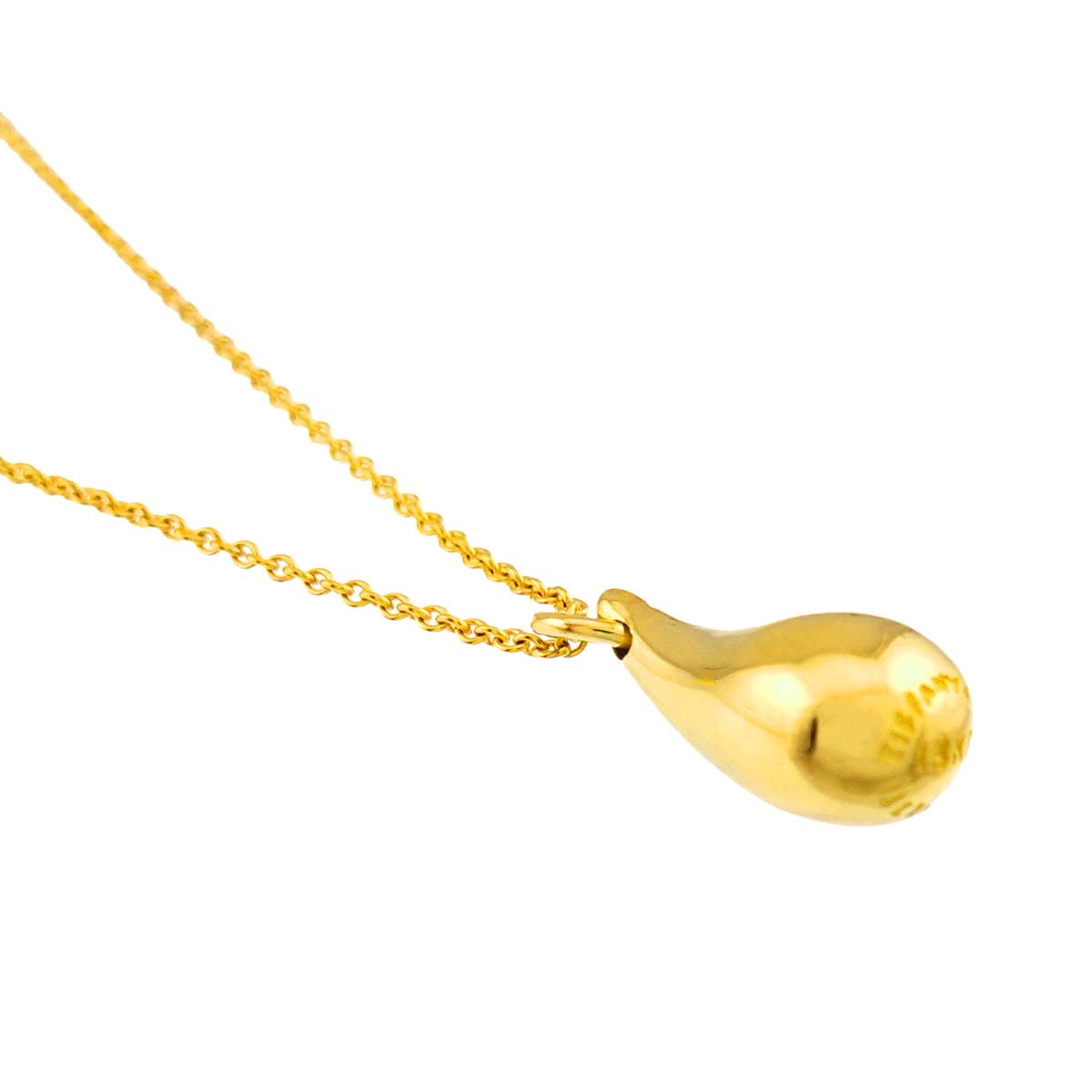 Teardrop Necklace 18K Yellow Gold 750