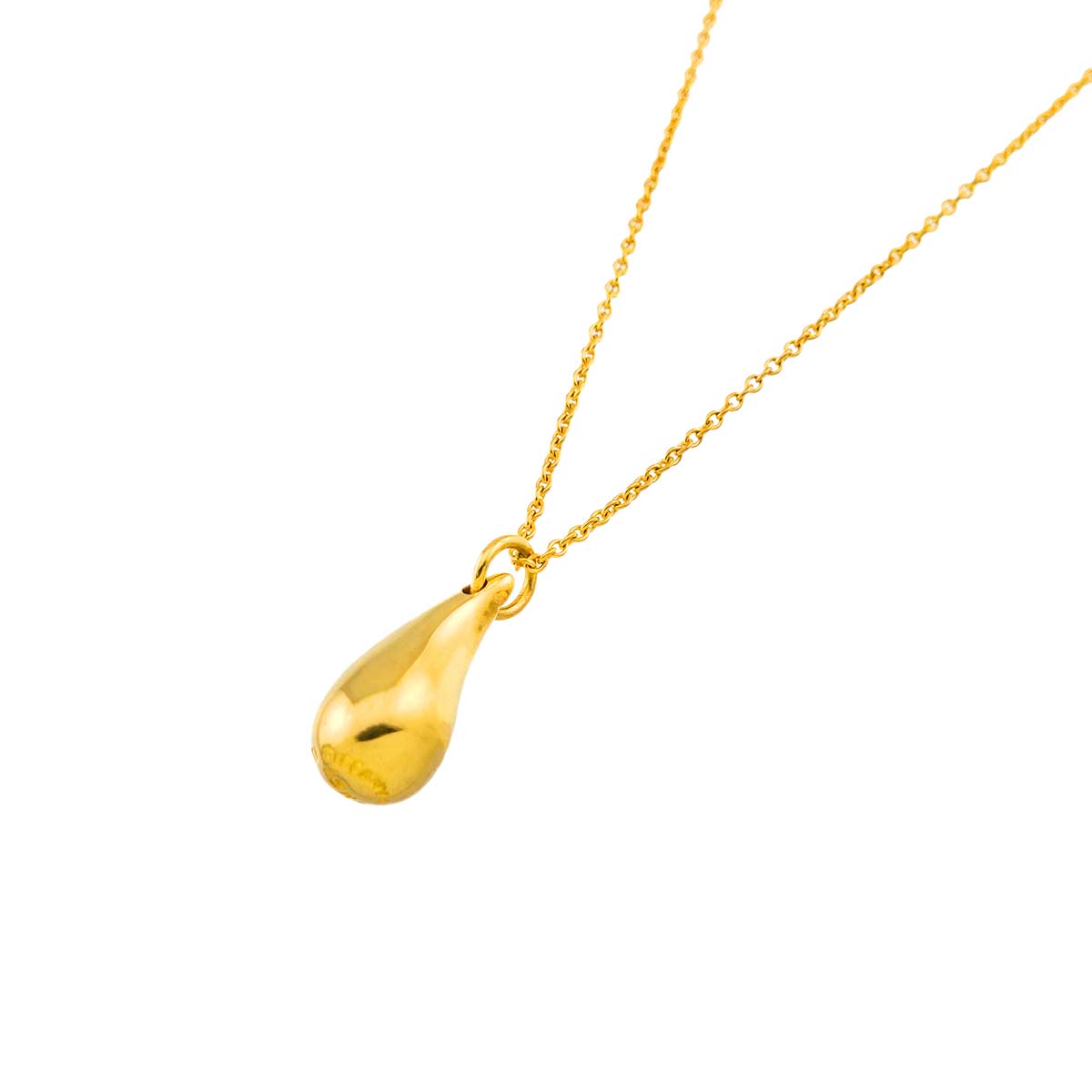 Teardrop Necklace 18K Yellow Gold 750