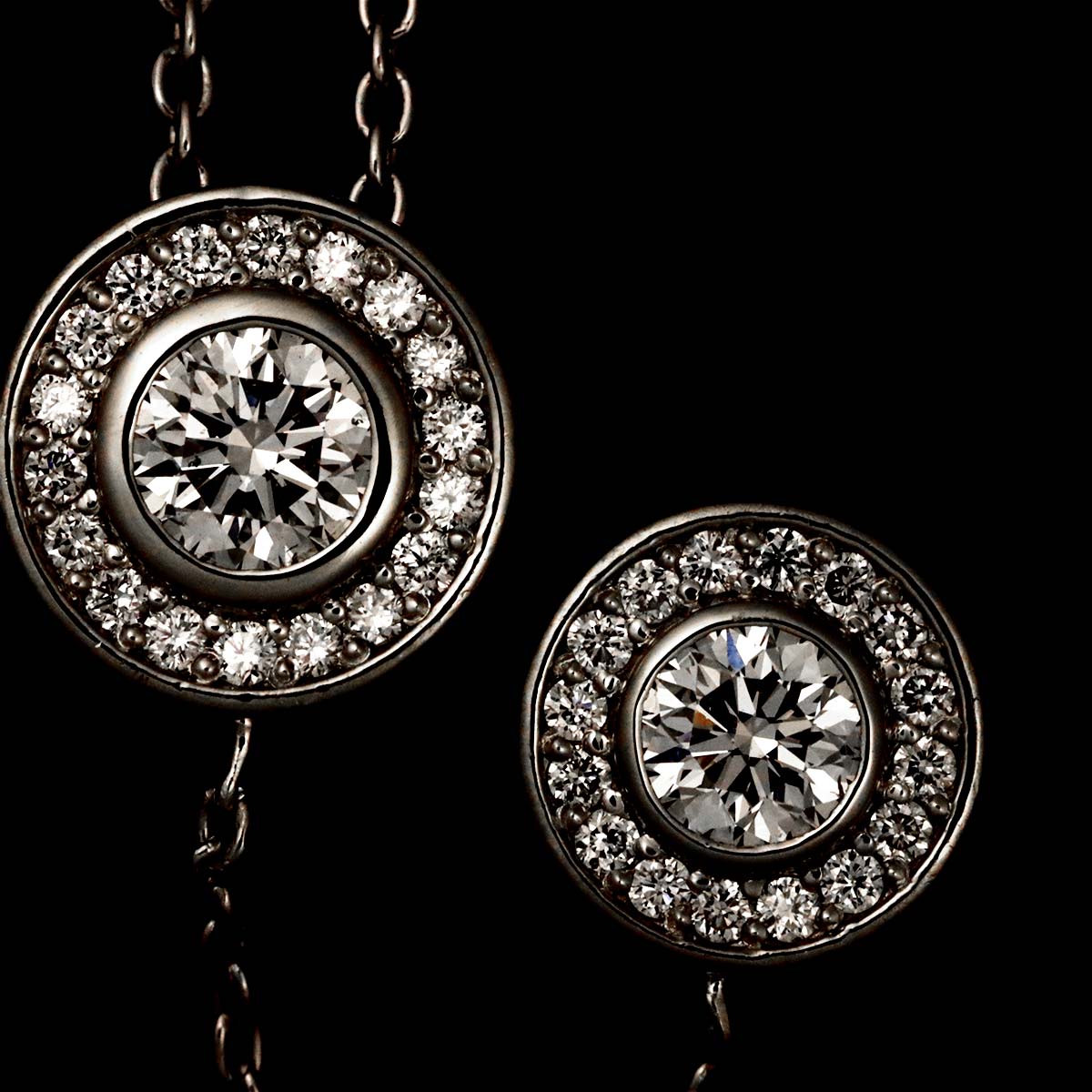 Diamond 0.18/0.139ct Necklace Pt