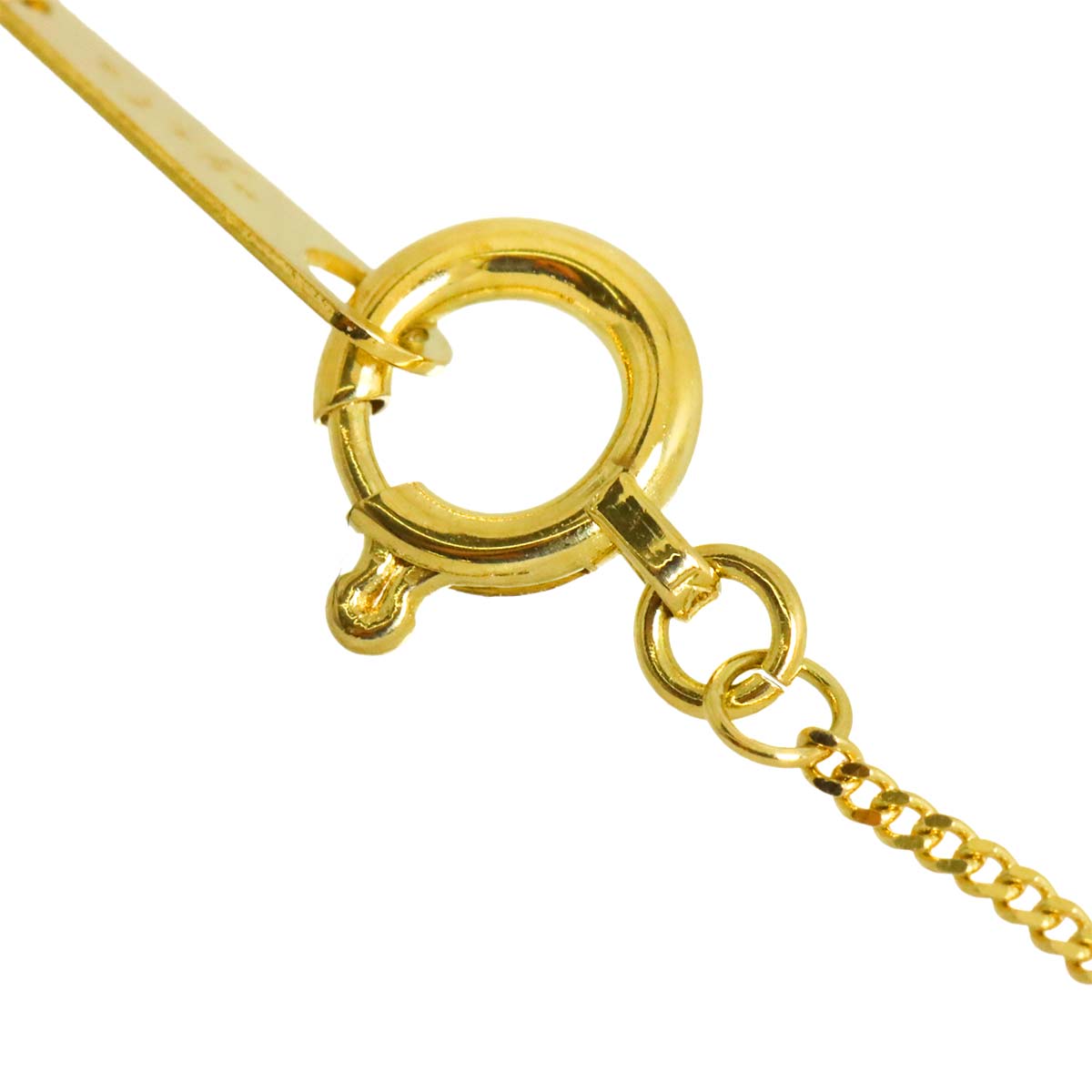 Diamond 0.131ct Necklace 18K YG Yellow Gold 750