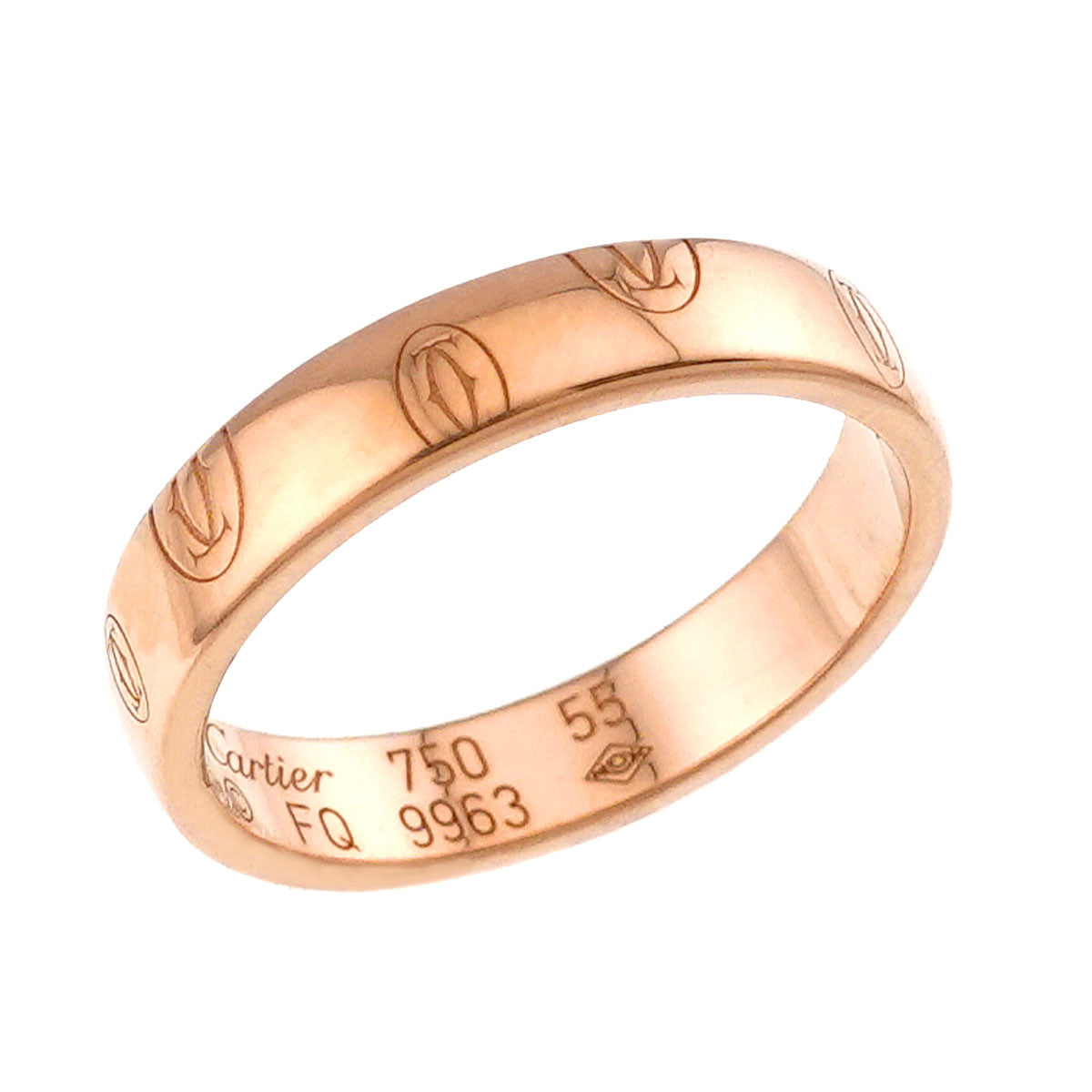 Happy birthday SM Ring 18K PG 750 size55 7.25(US)