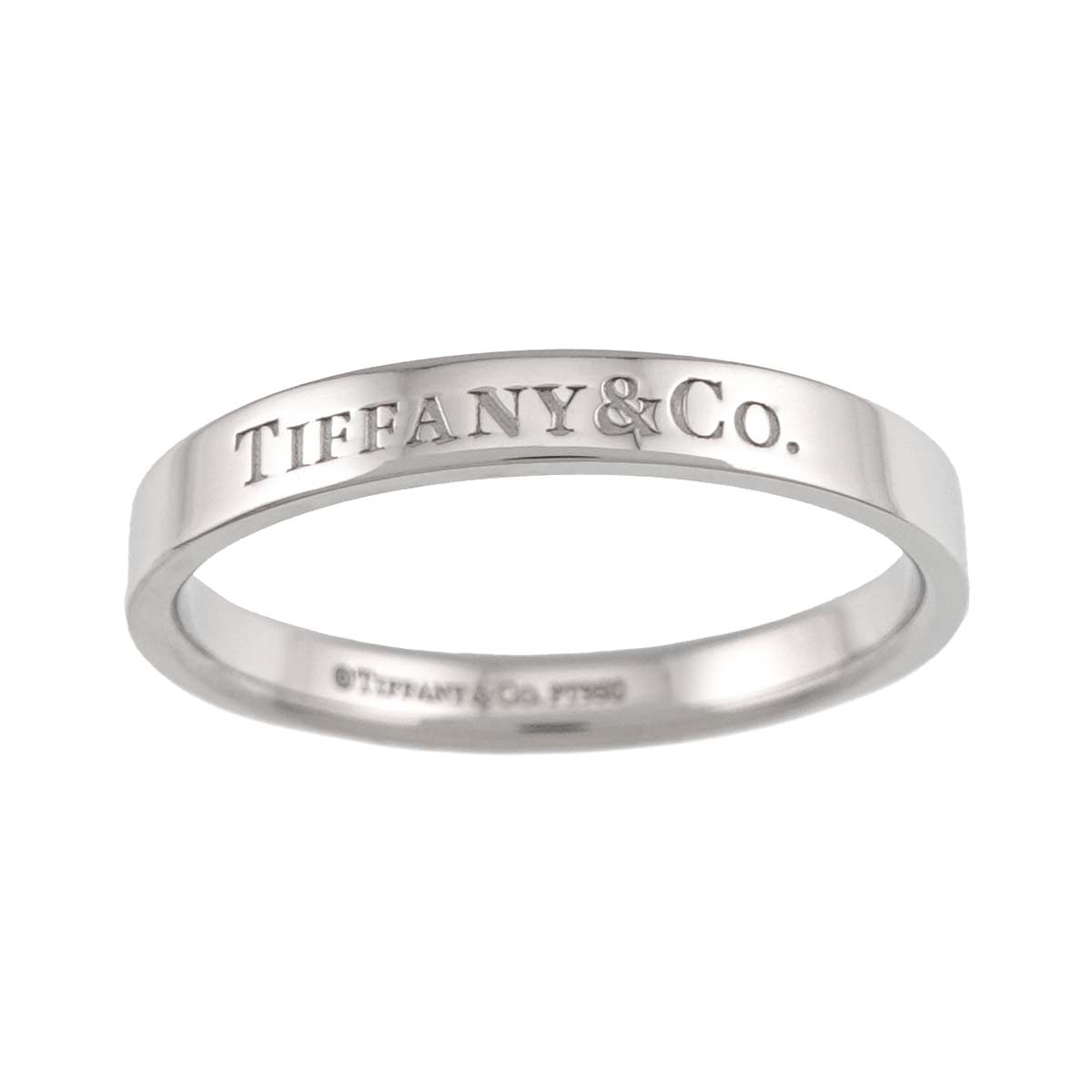 Flat Band Ring Platinum Size9(US)