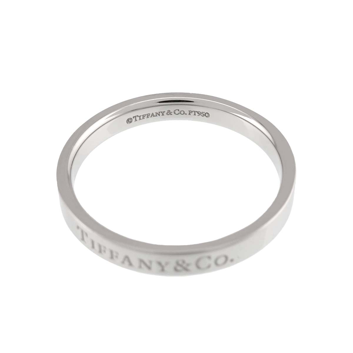Flat Band Ring Platinum Size9(US)