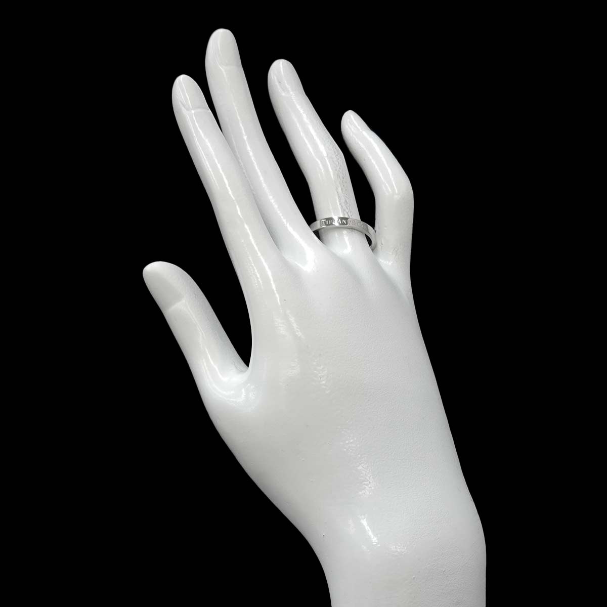 Flat Band Ring Platinum Size9(US)