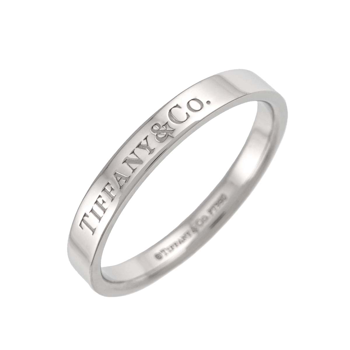 Flat Band Ring Platinum Size9(US)