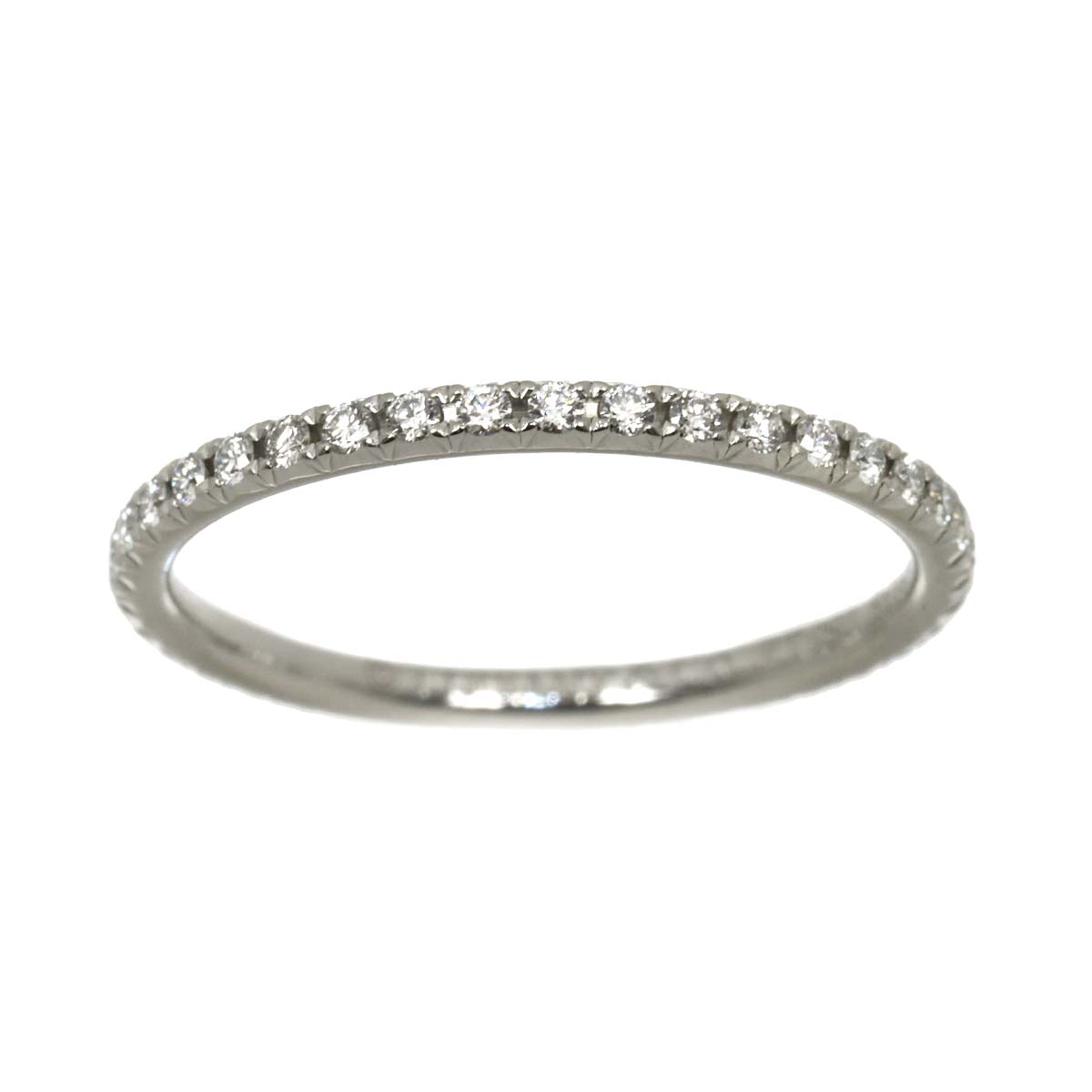 Metro Full Diamond Ring Platinum size4(US)
