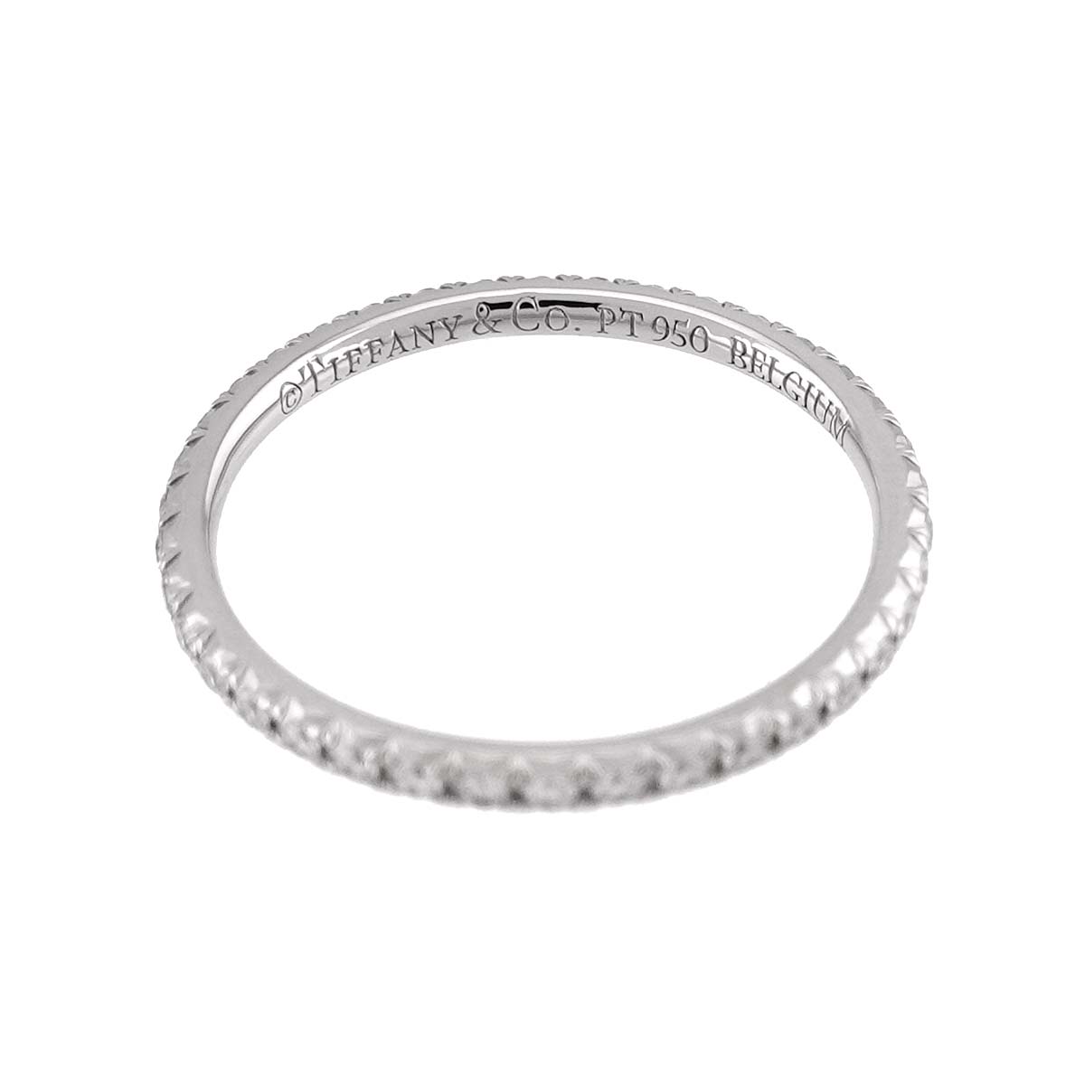 Metro Full Diamond Ring Platinum size4(US)