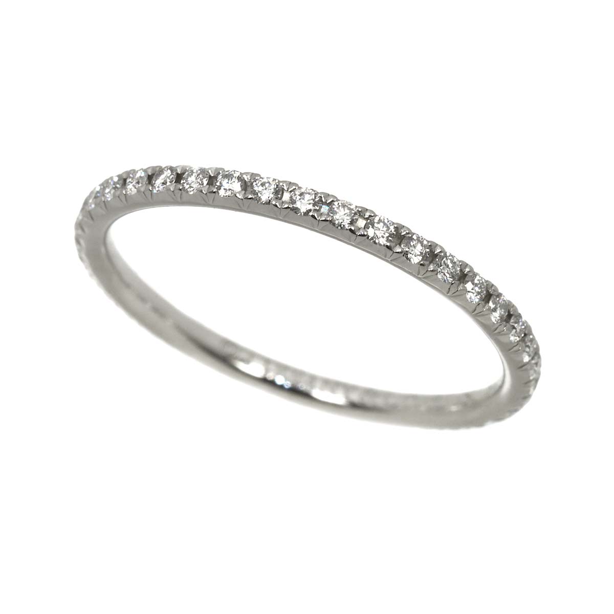 Metro Full Diamond Ring Platinum size4(US)