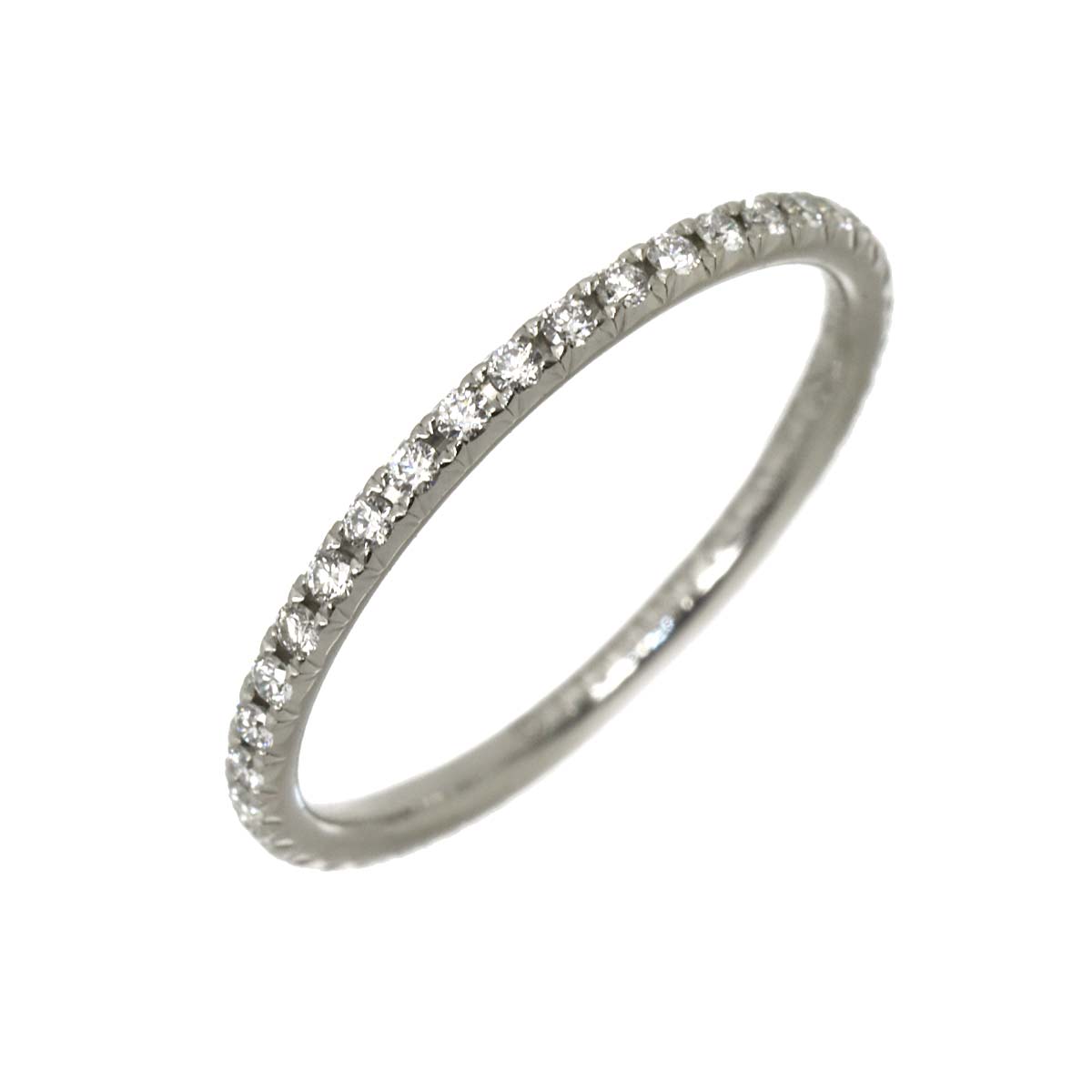 Metro Full Diamond Ring Platinum size4(US)