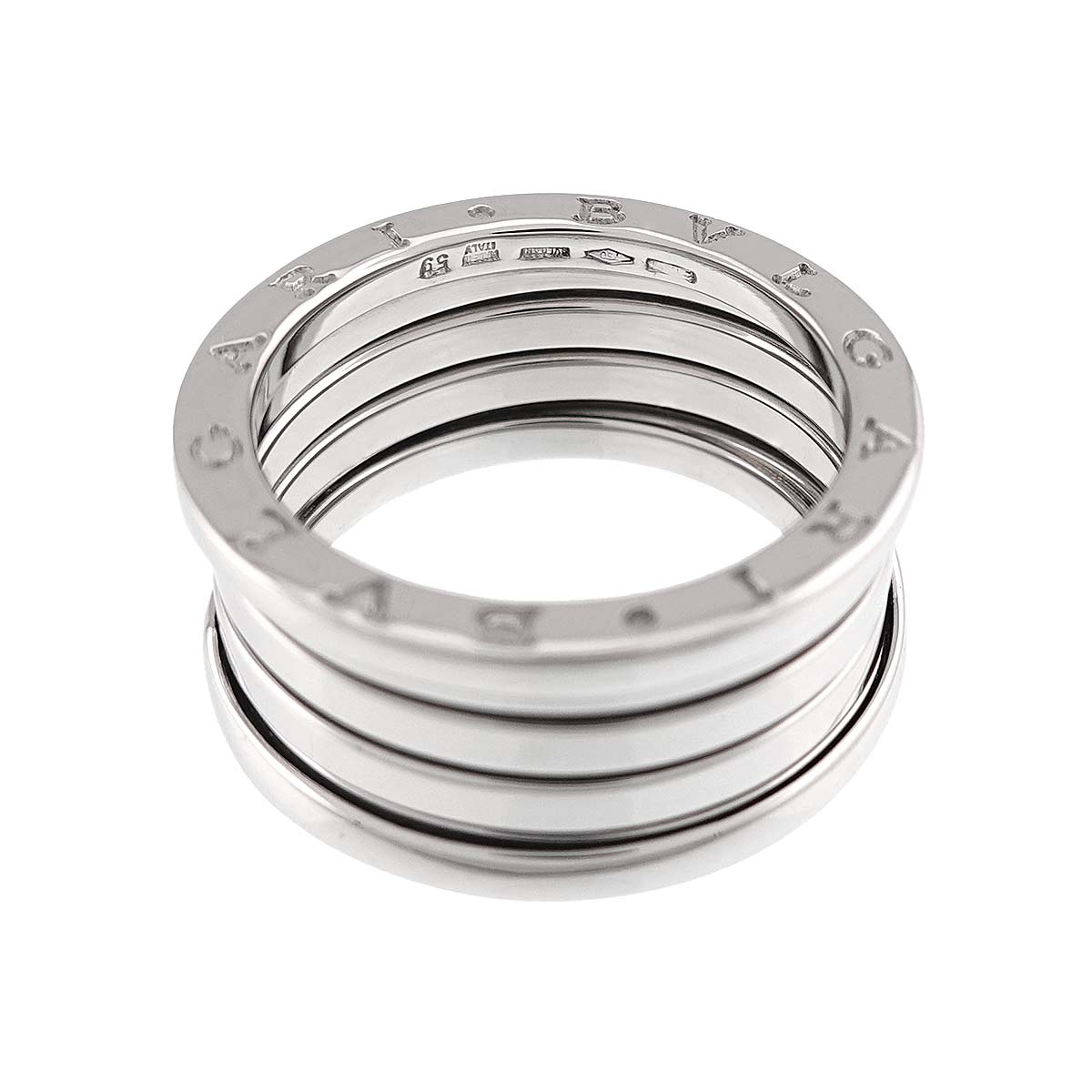 B-ZERO1 4Band Ring 18K White Gold 750 Size59 8.25(US)