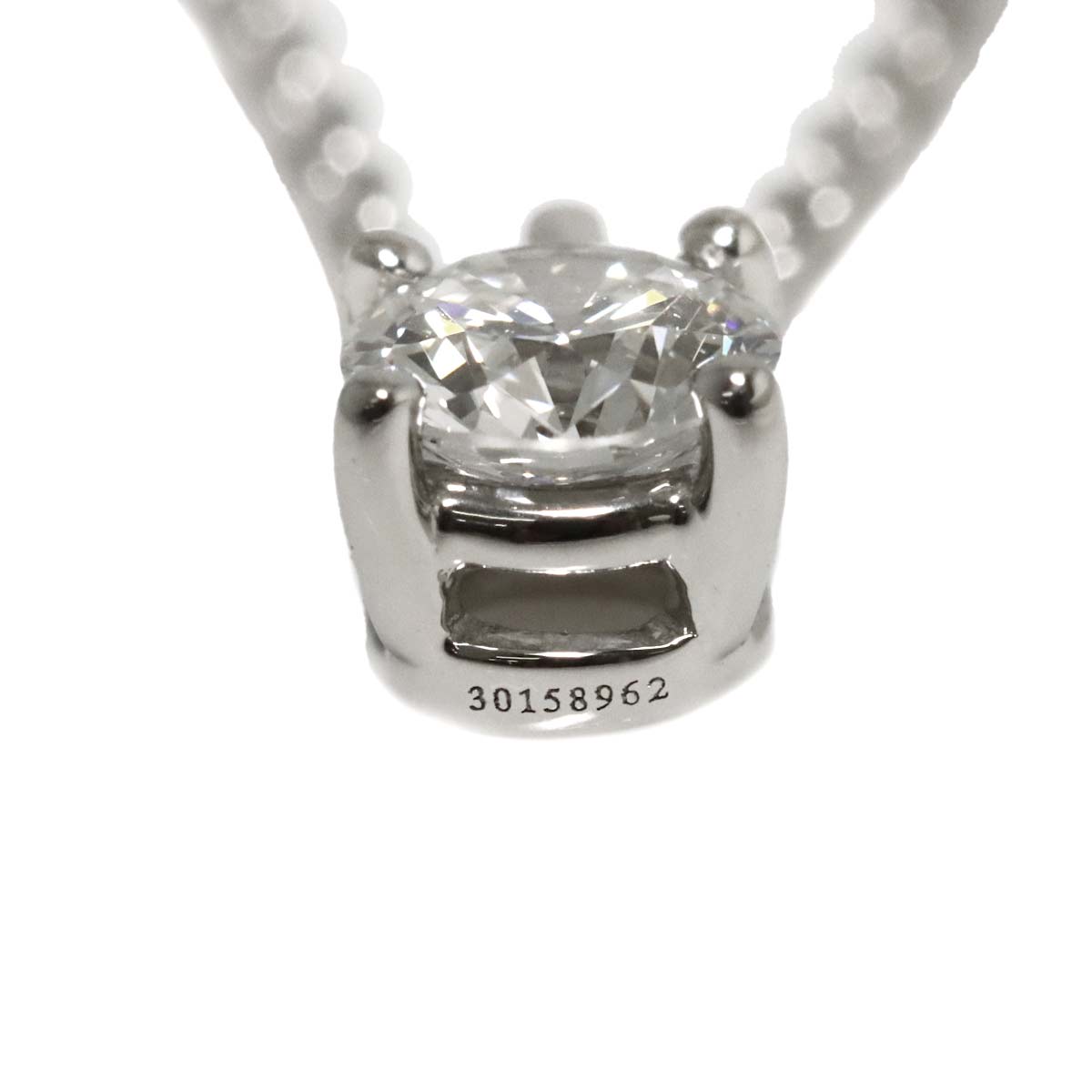 Diamond 0.24ct F/VVS2/EX Necklace Platinum