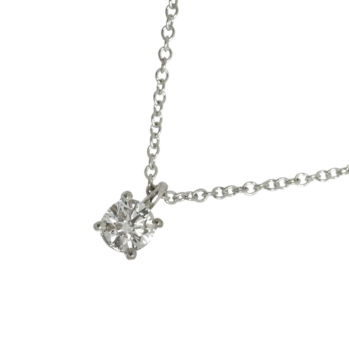 Diamond 0.24ct F/VVS2/EX Necklace Platinum