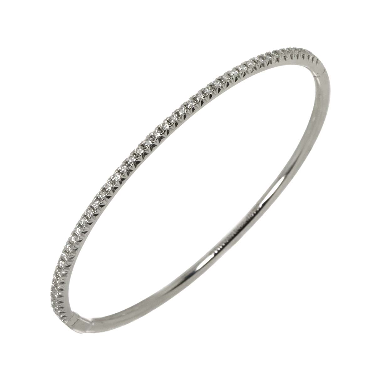 Metro Diamond Bracelet 18K White Gold 750