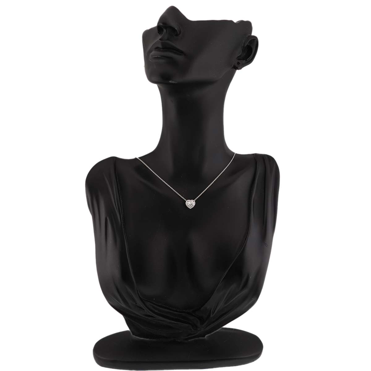 Heart Diamond 0.74ct E/VS1 Necklace Pt