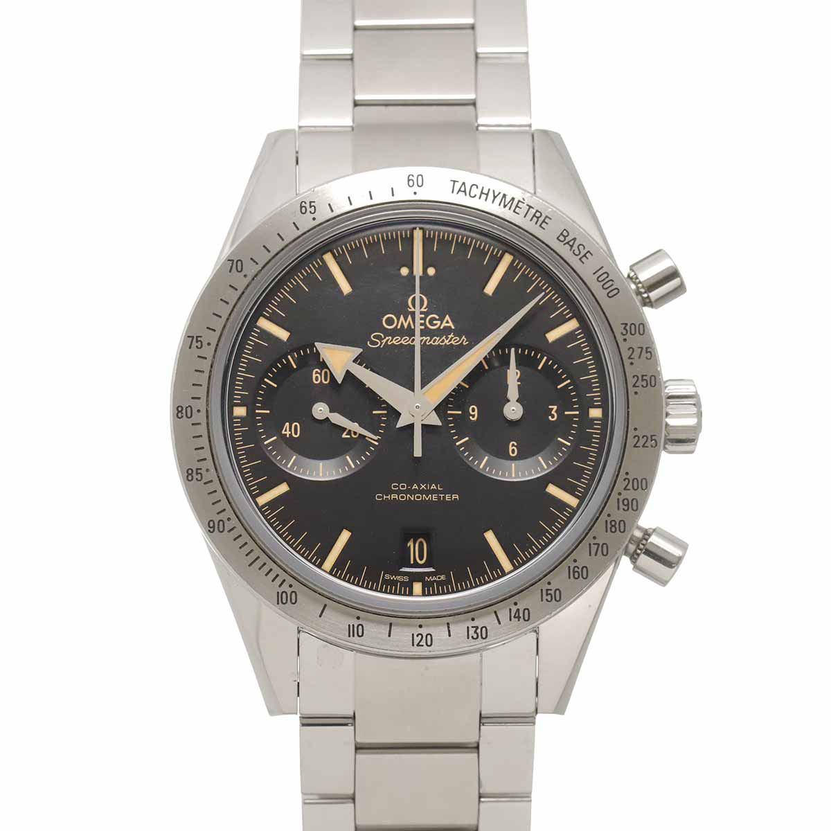 Speedmaster 57 331 10 42 51 01 002 Date Crhronograph black Dial