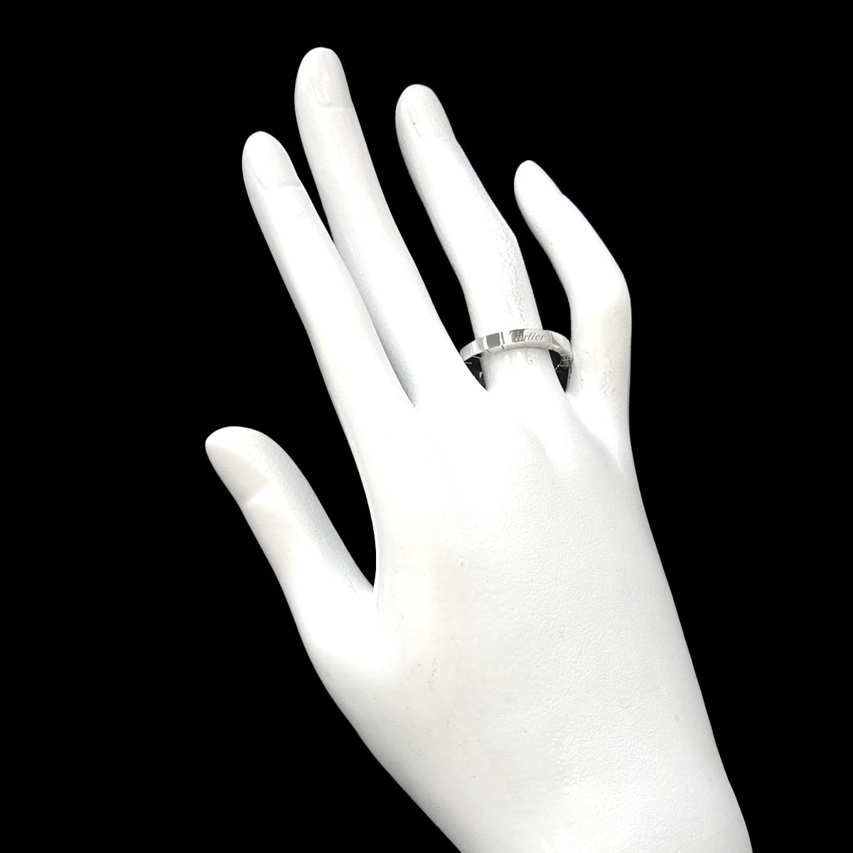 Laniere Ring 18K White Gold 750 Size58 8-8.25(US)