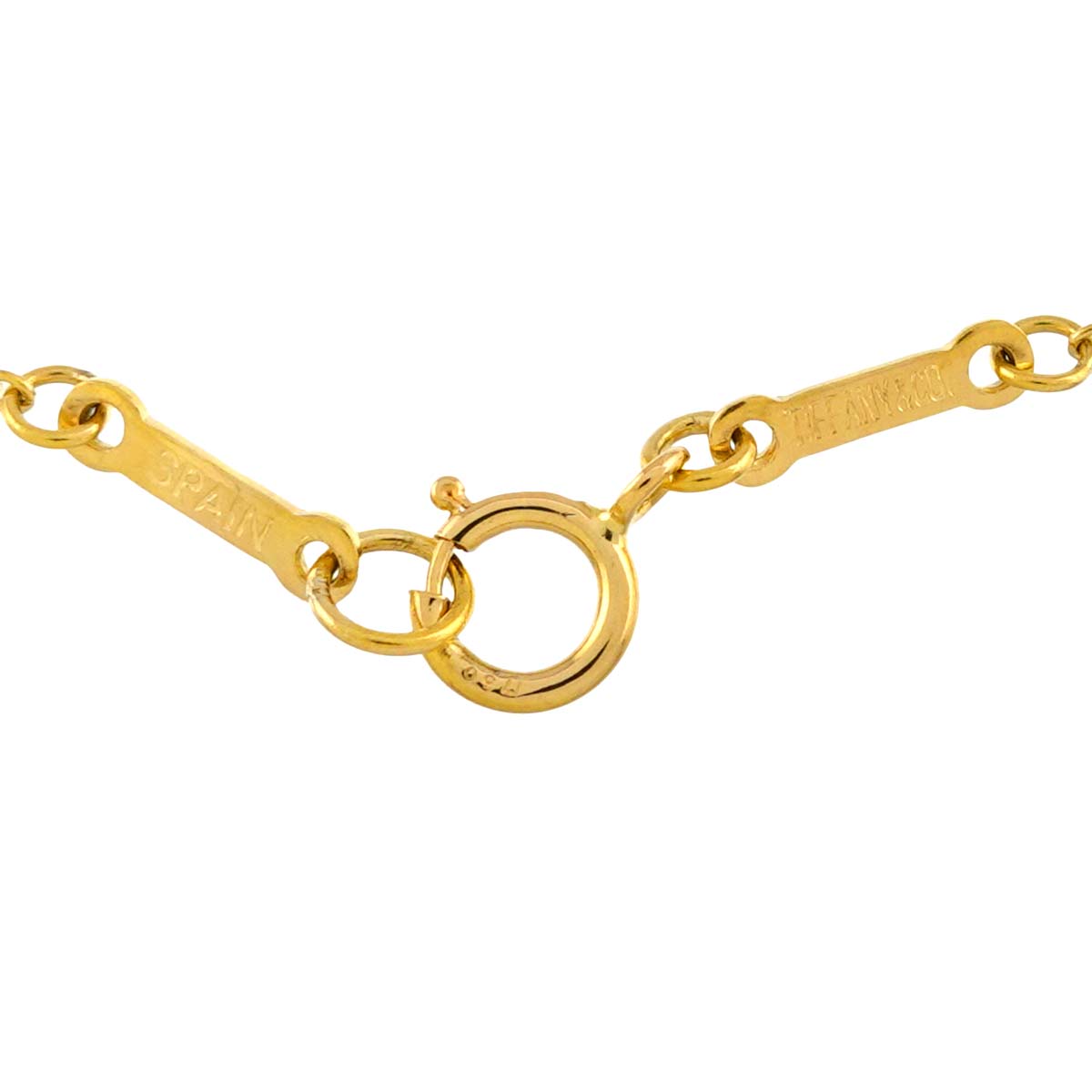 Open Heart Necklace 18K Yellow Gold 750