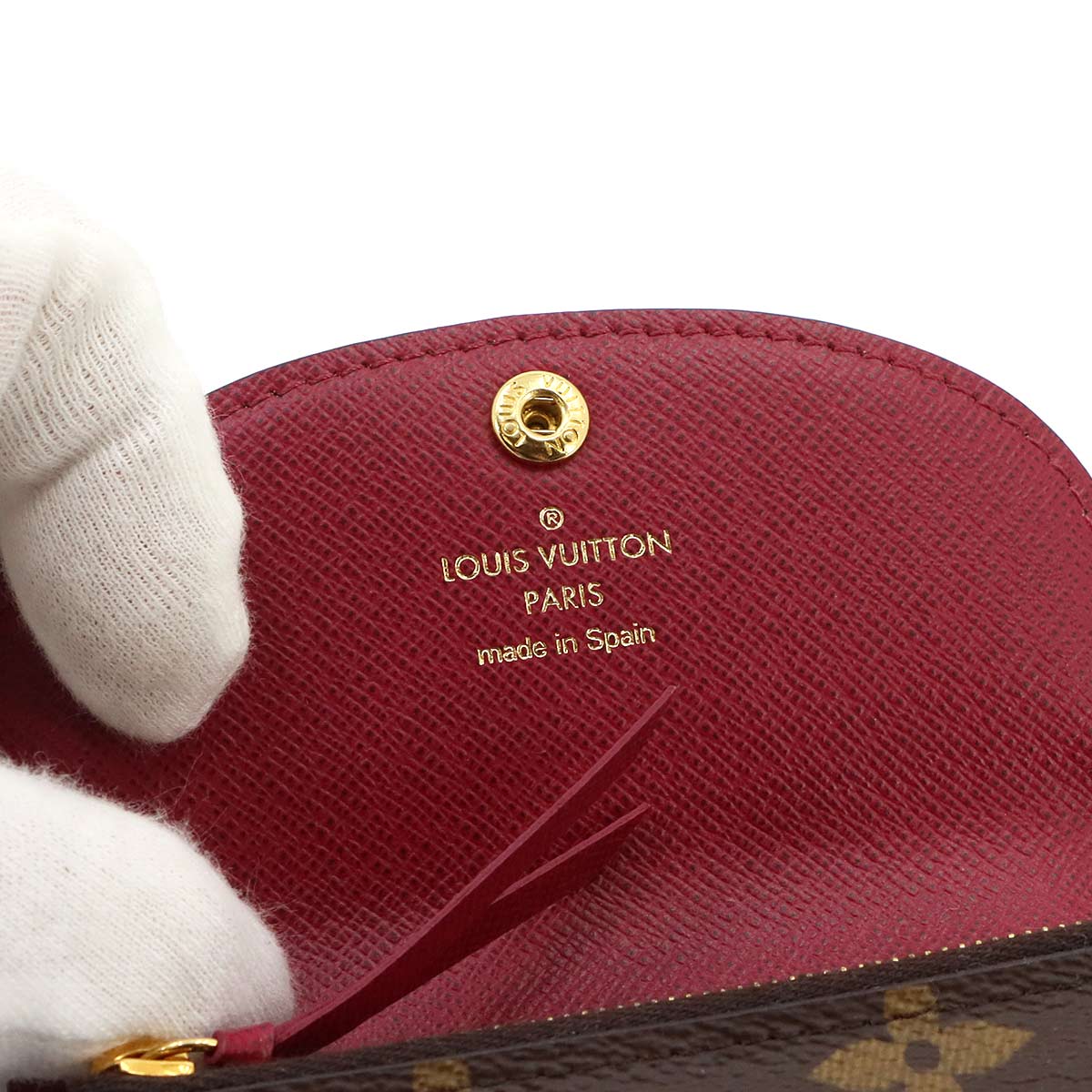 Monogram Rosalie Coin Purse Brown Fusha M41939