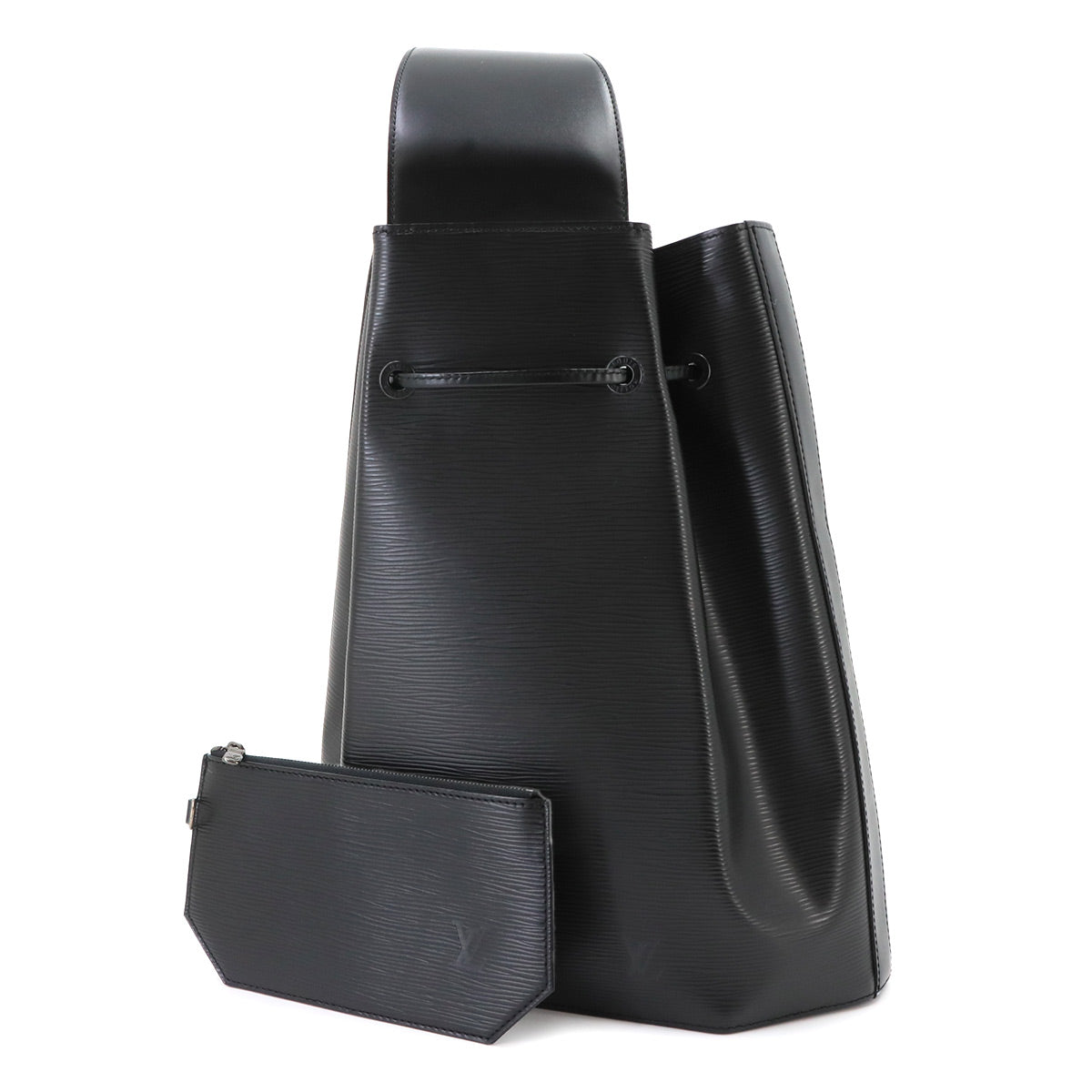 Epi Sac a Dos Shoulder Bag Leather Noir Black M80153