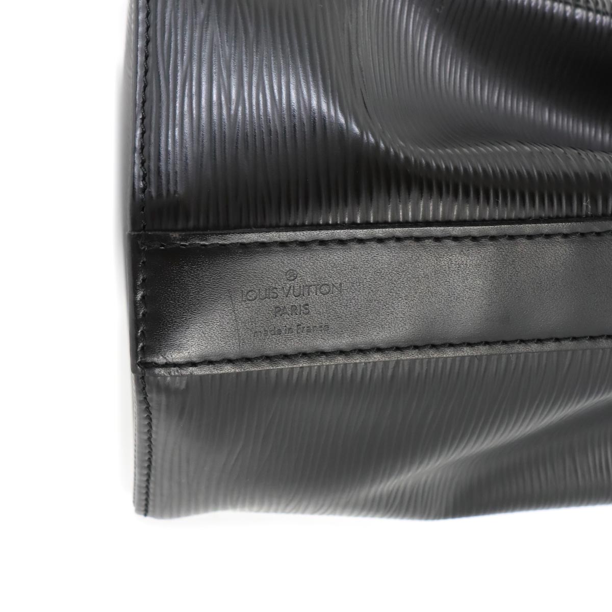 Epi Sac a Dos Shoulder Bag Leather Noir Black M80153