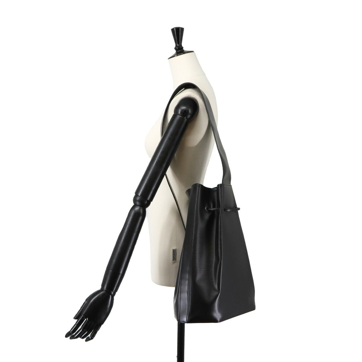 Epi Sac a Dos Shoulder Bag Leather Noir Black M80153