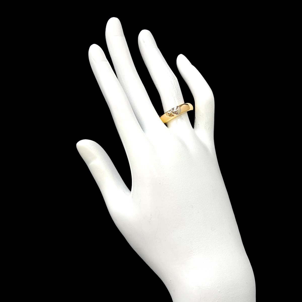 Friendship Ring 18K YG WG 750 size5.5-5.75(US)