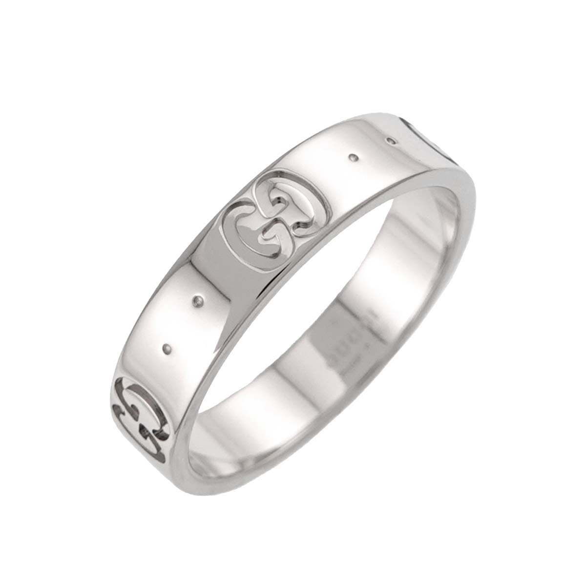 Icon Ring 18K WG White Gold 750 Size10 5-5.25(US)