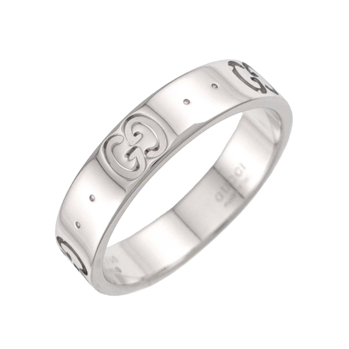 Icon Ring 18K WG White Gold 750 Size10 5-5.25(US)