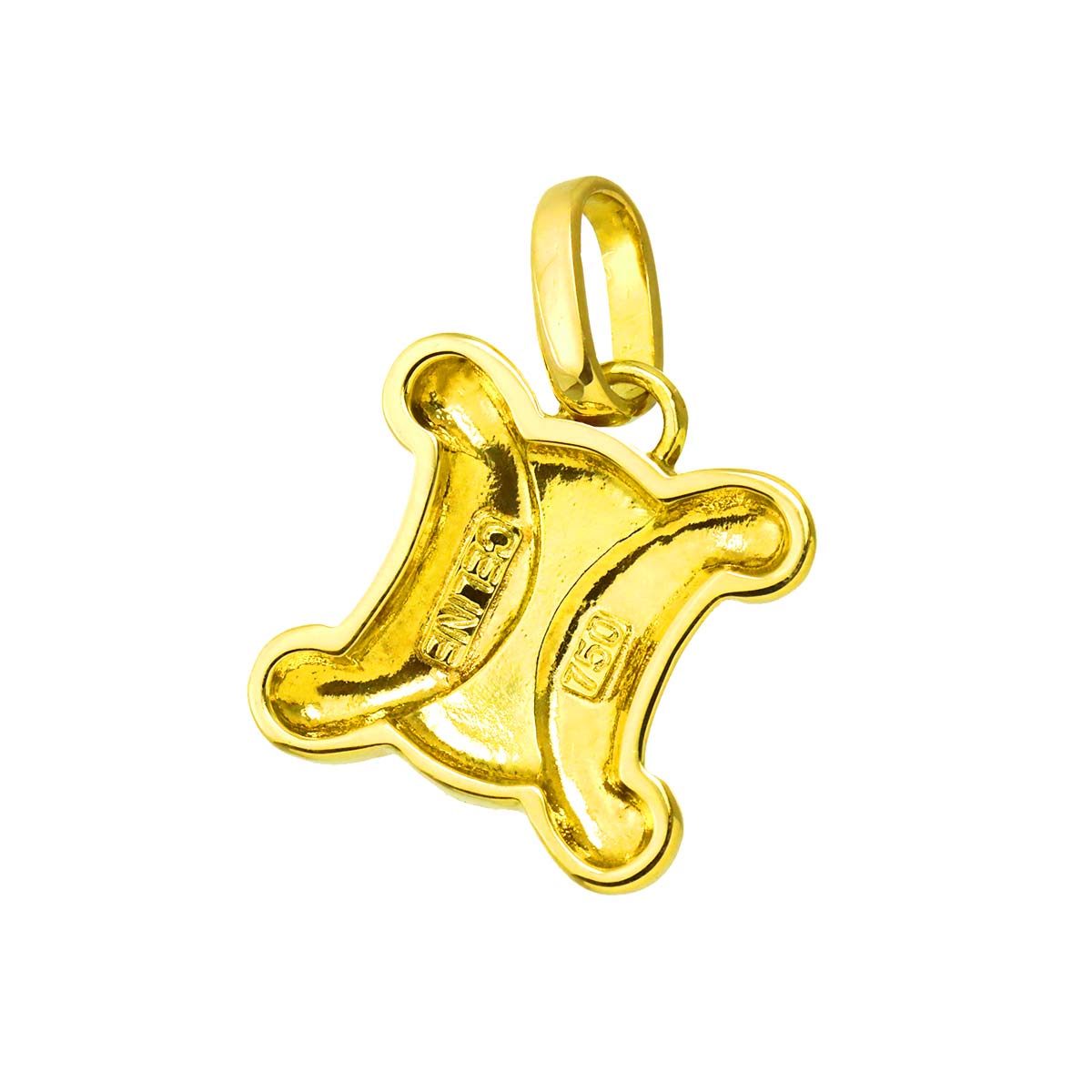 Macadam Pendant Top K18 Yellow Gold 750