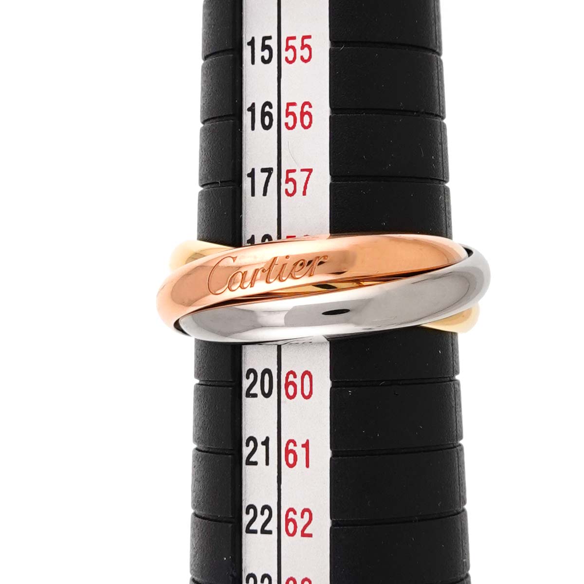 Trinity MM Ring 18K YG WG PG 750 Size59 8.75(US)
