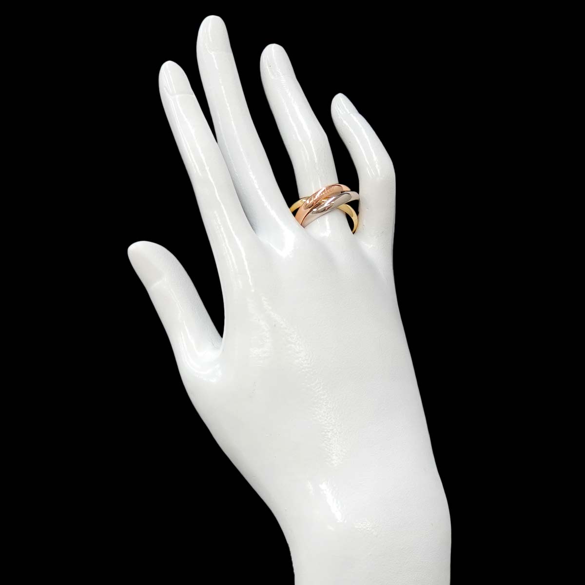 Trinity MM Ring 18K YG WG PG 750 Size59 8.75(US)