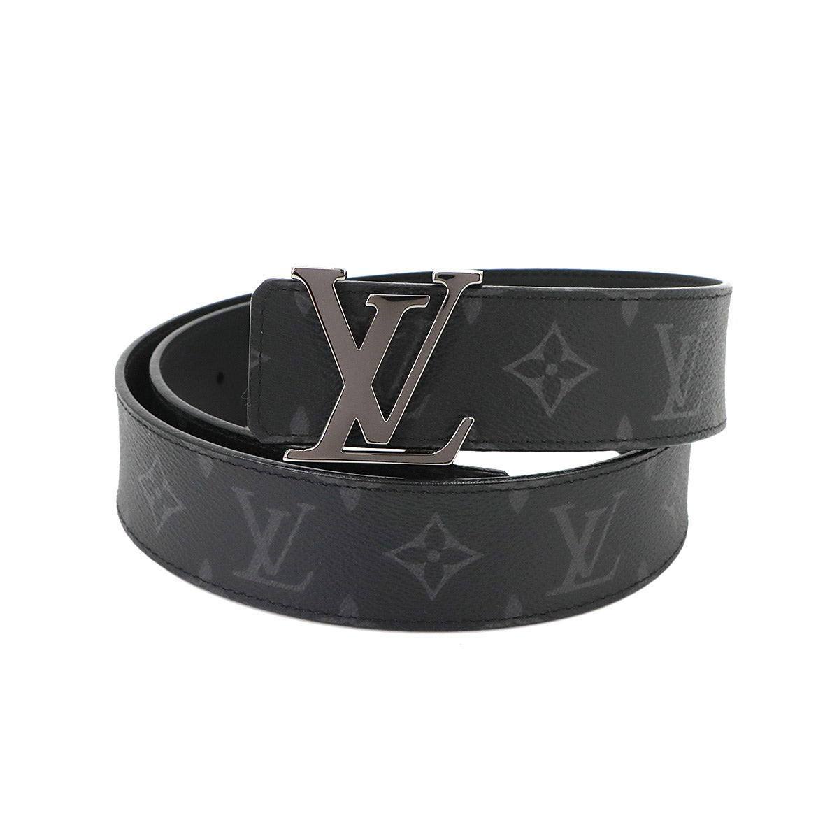Monogram Eclipse Ceinture LV Initial Belt M9043 85/34
