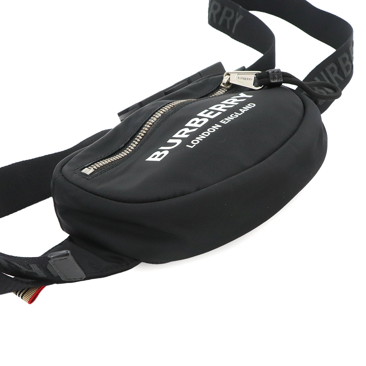 BURBERRY CANNON Crossbody Bag Nylon Black 8052887 Purse