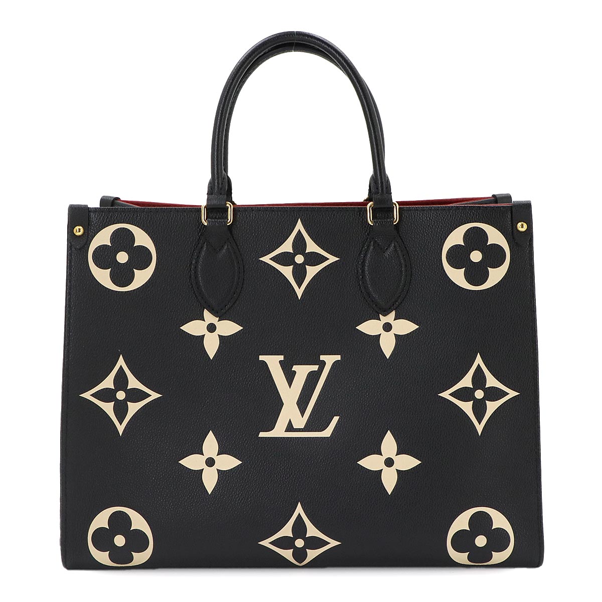 Bicolor Monogram Empreinte Onthego MM Tote Shoulder Bag
