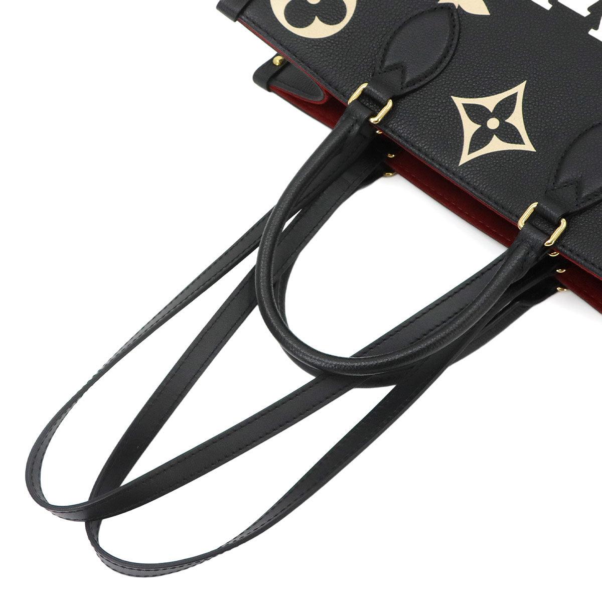 Bicolor Monogram Empreinte Onthego MM Tote Shoulder Bag