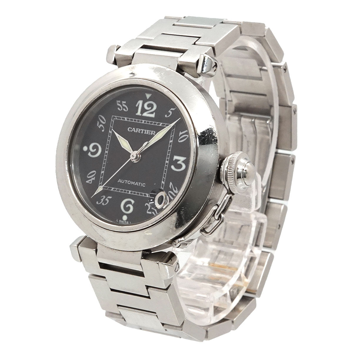 Pasha C W31043M7 Automatic Date Black Dial Boys