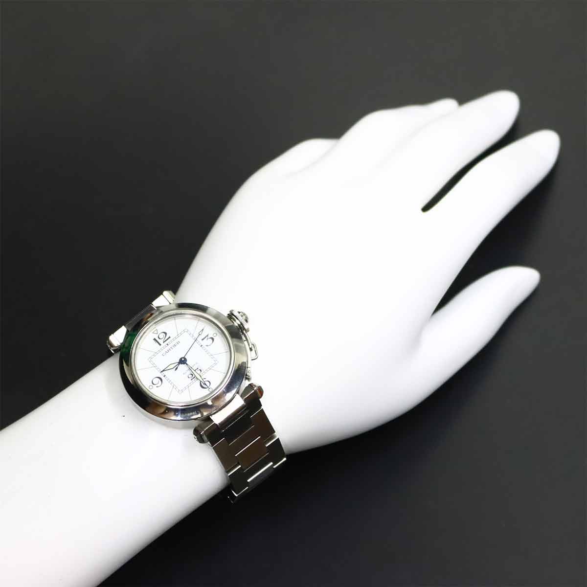 PashaC Bigdate W31055M7 Automatic Date White Dial Boys Watch