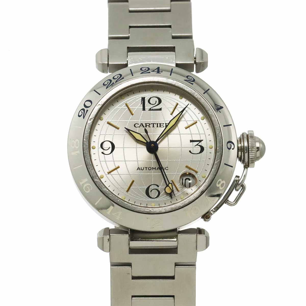 PashaC Meridian GMT W31029M7 Automatic Silver Dial Boys