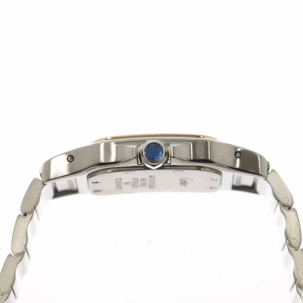 Santos Galbee W20012C4 750 YG Cream Dial Ladies Watch