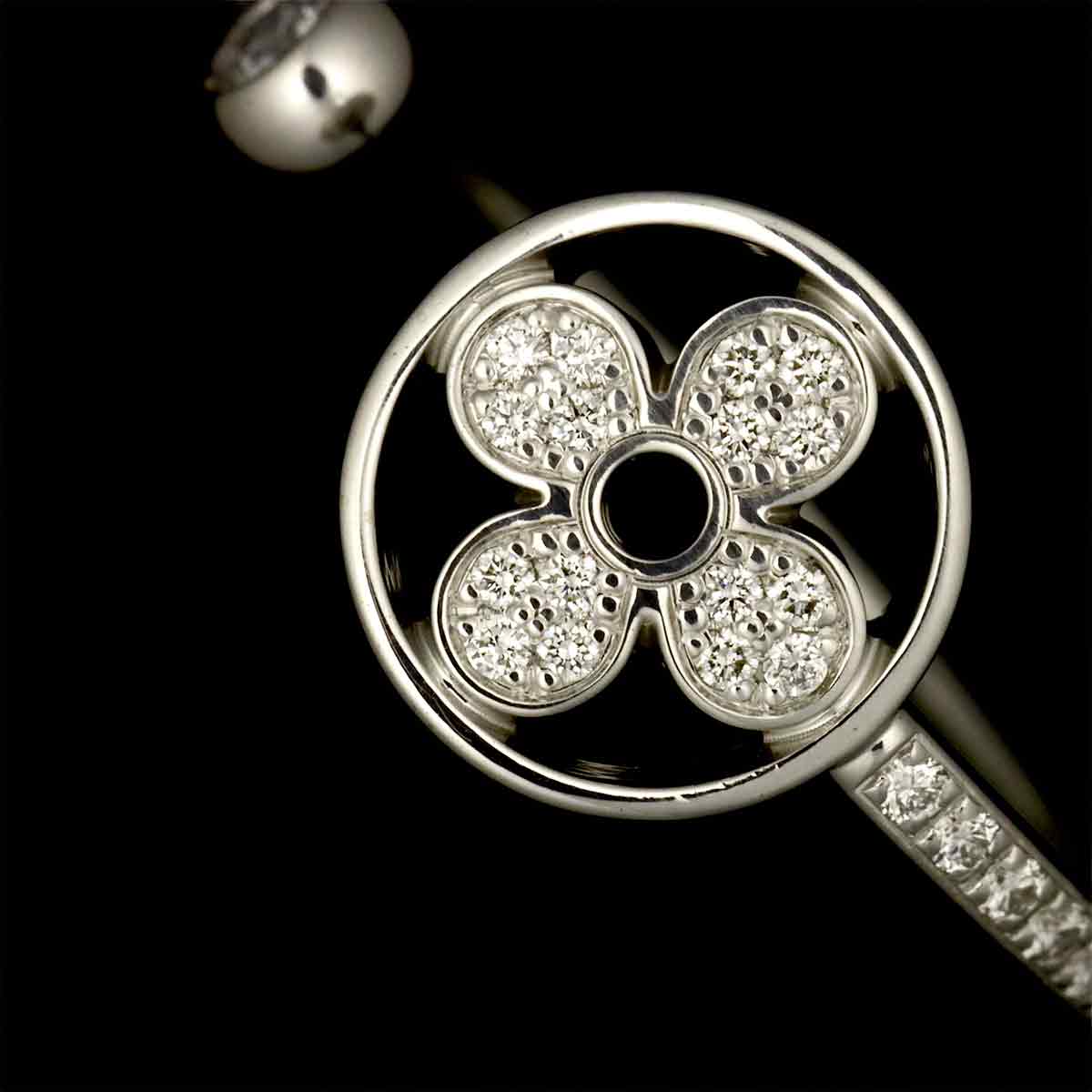Idylle Blossom Ring Diamond 18K Size53 6.25-6.5US