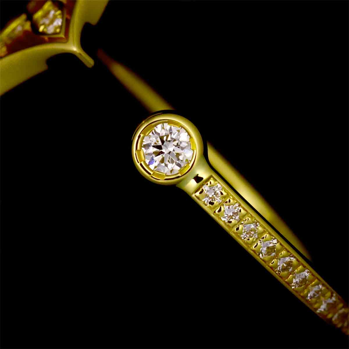 Idylle Blossom Ring Diamond 18K Size53 6.25-6.5US