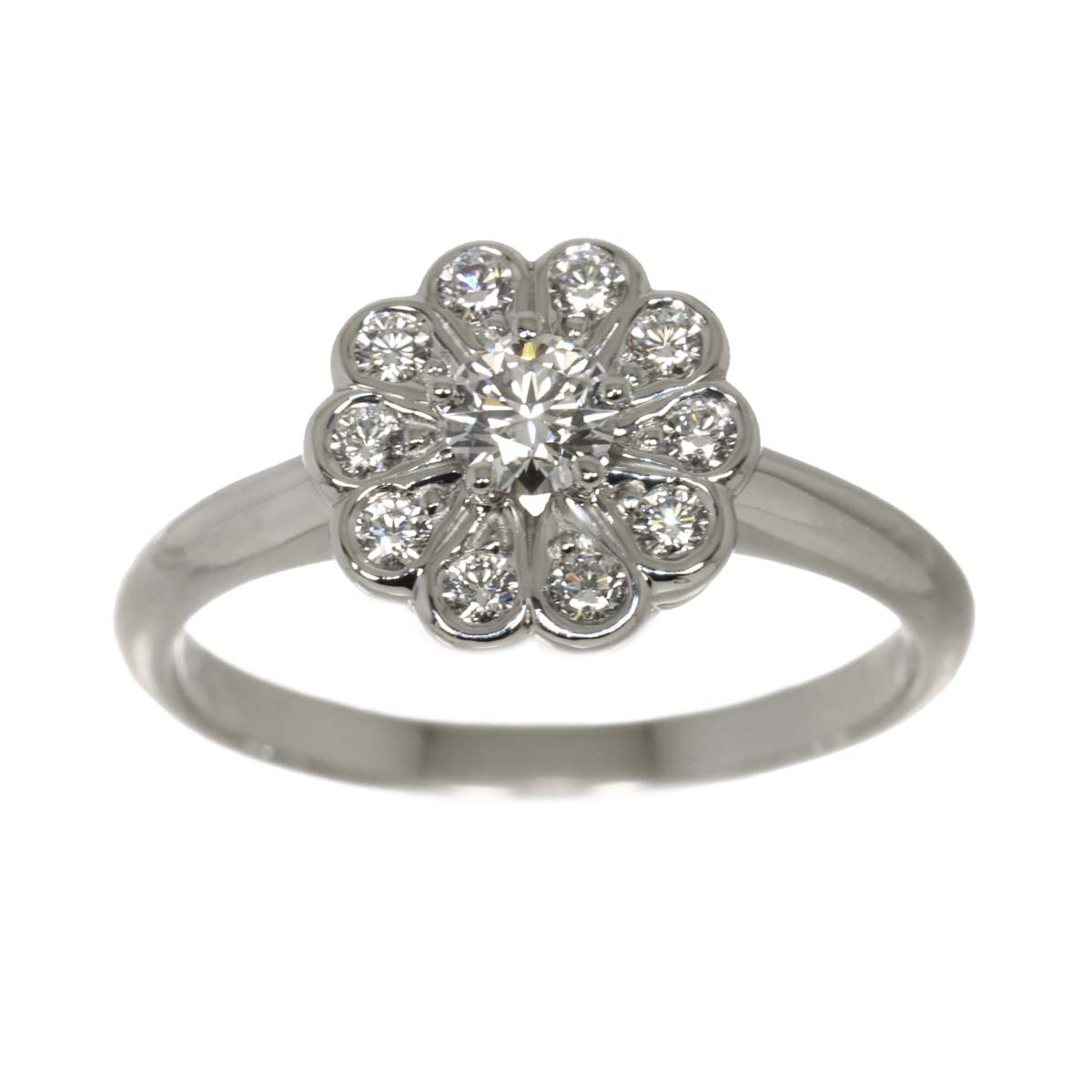 Enchant Diamond Ring Pt Platinum Size6(US)