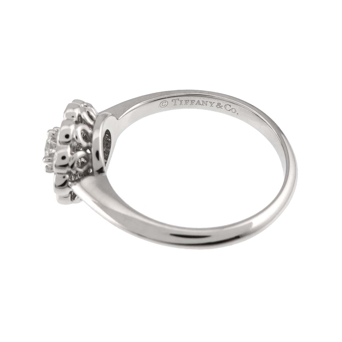 Enchant Diamond Ring Pt Platinum Size6(US)