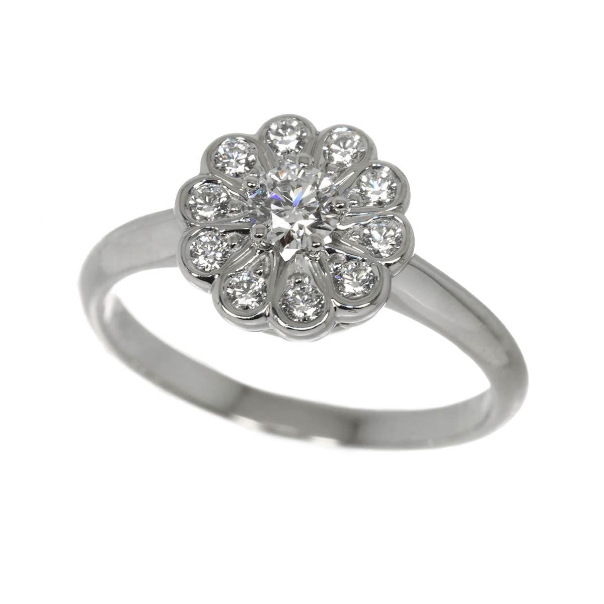 Enchant Diamond Ring Pt Platinum Size6(US)